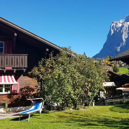 Gemuetliches Zum Alleinbewohnen Mit Garten & Bergblick, Kostenloses Wifi, Ladestation Fuer E-autos * Grindelwald